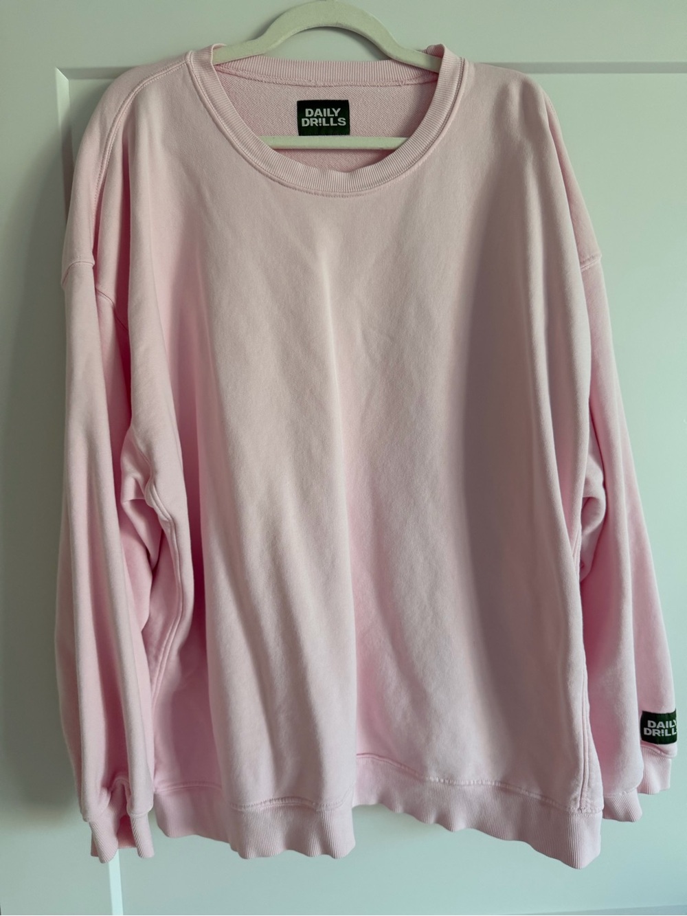 Daily Drills Oversized Crewneck- Cupid